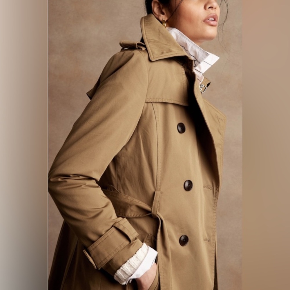 NWOT Banana Republic trench size XL amazing design - Picture 14 of 15